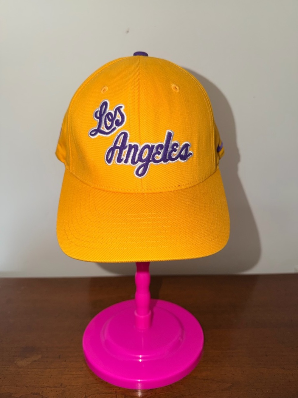 Nike NBA Los Angeles Lakers Yellow and Purple Cap Size 61CM